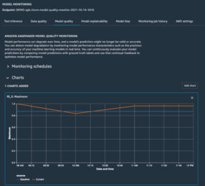 Amazon SageMaker Model Monitor example