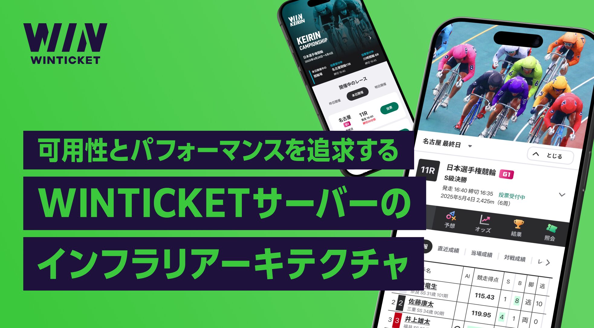 可用性とパフォーマンスを追求するWINTICKETサーバーのインフラ