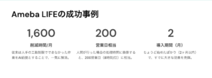 Ameba LIFEの成功事例