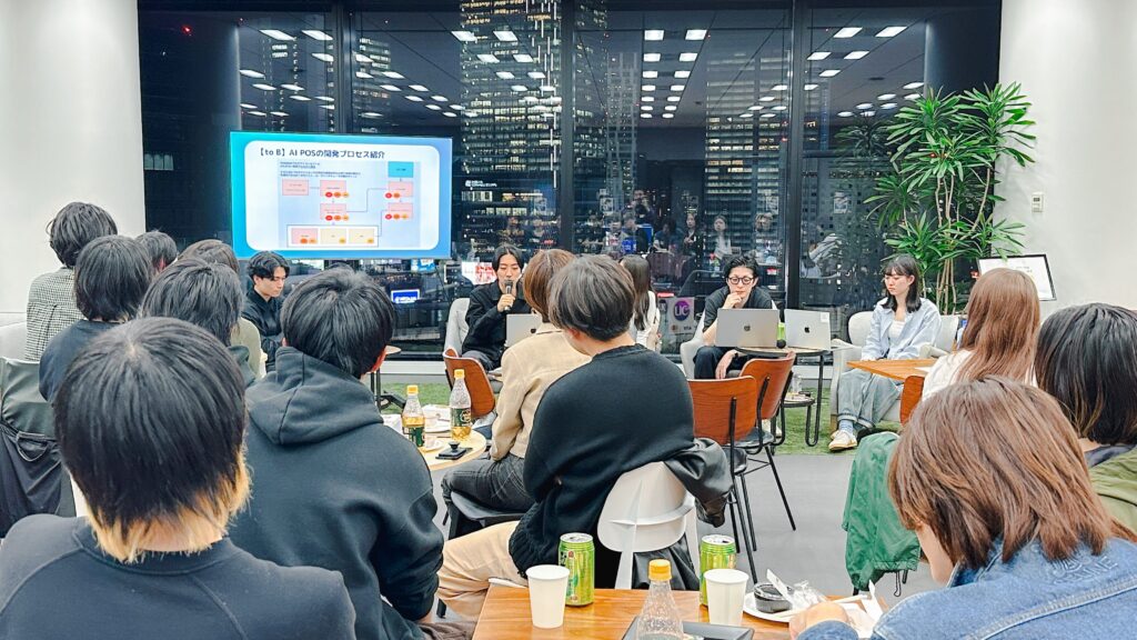 リテールメディア事業の説明の様子