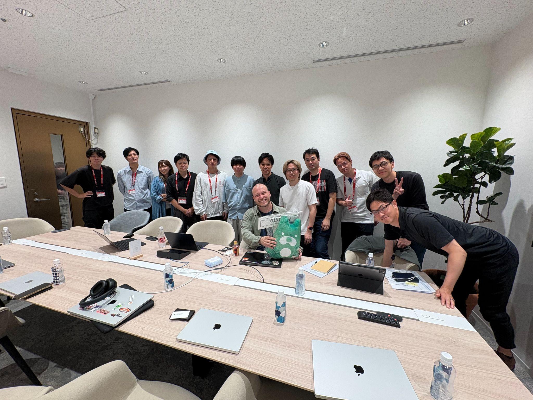 Q&Aセッション後に撮影した集合写真